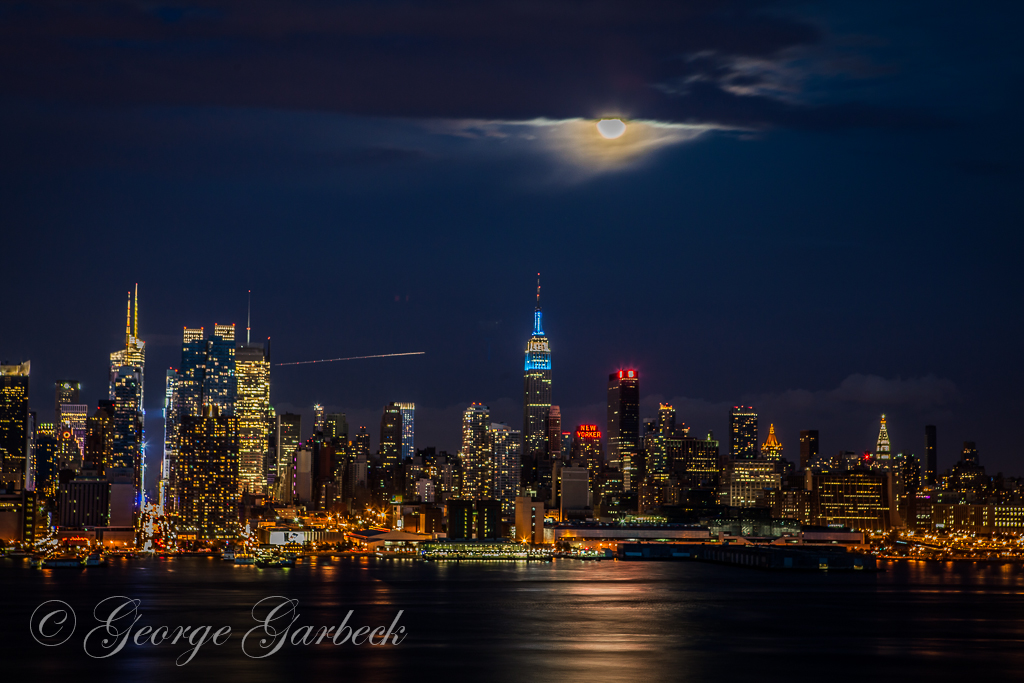 Moon over Manhattan