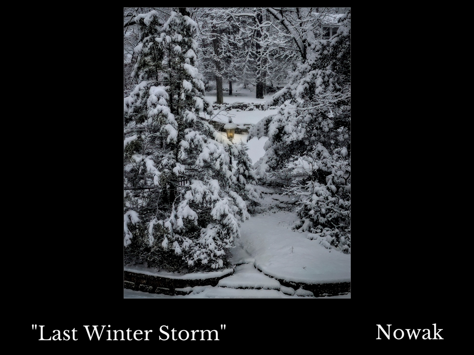 Last Winter storm framed