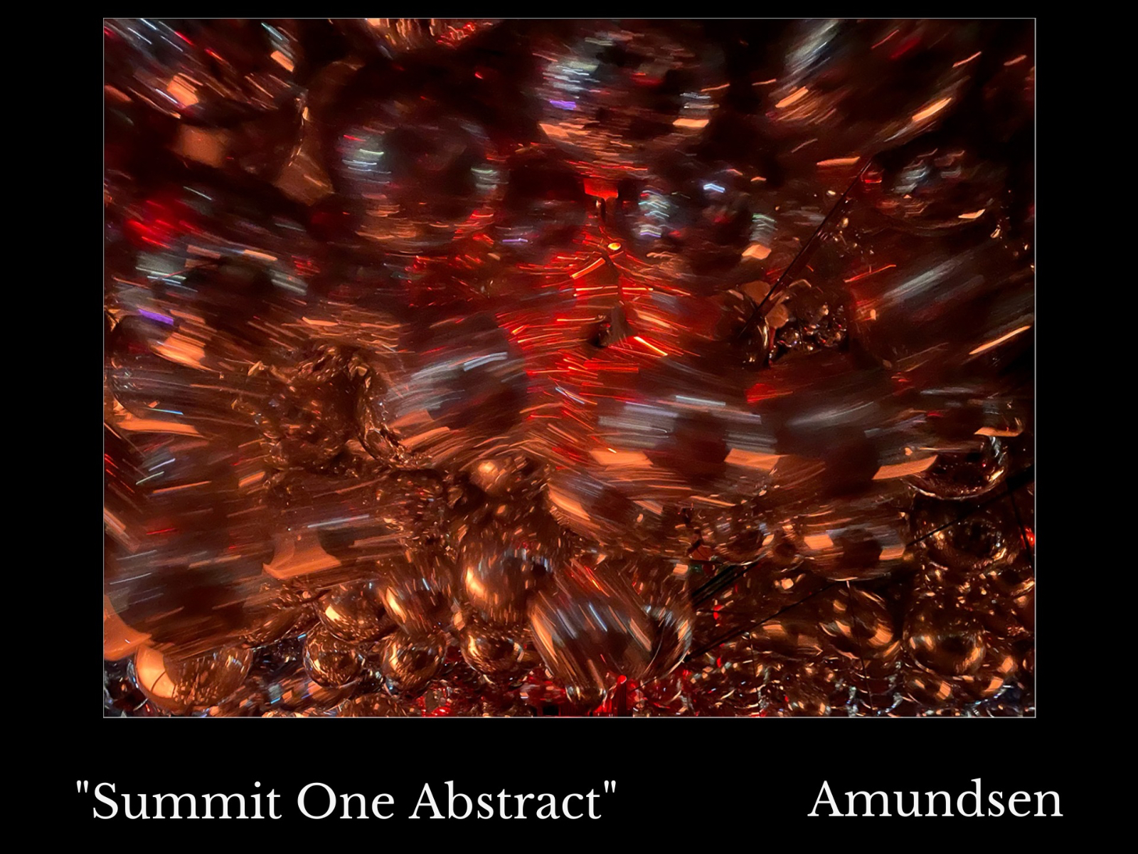 Summit One Abstract framed