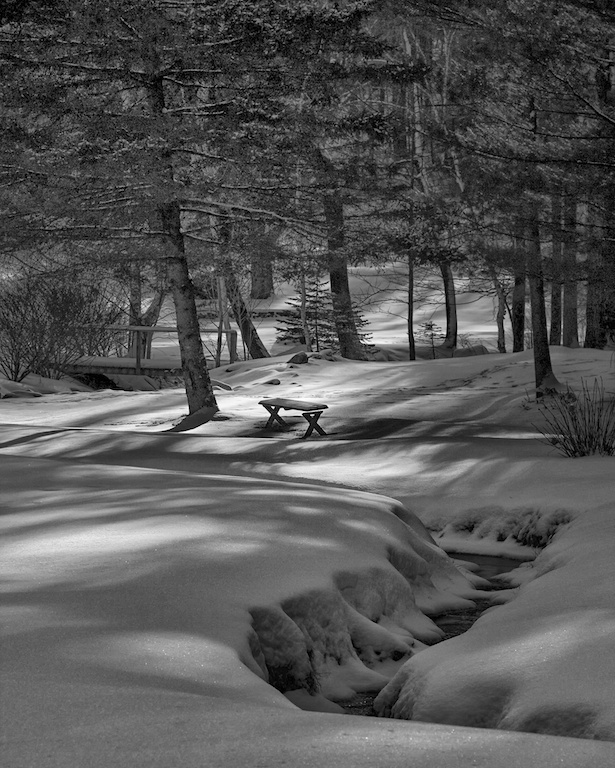 2014 Print - Stanley Berlin - Snow Scene