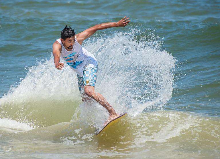 October 2014 Projected Image - Christopher Sullivan - Teddy O on the Wave