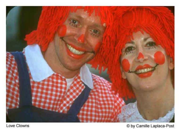 May 2003 Projected Image - Camille LaPlace Post - Love Clowns