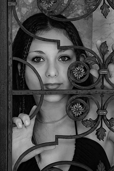 2007 Monochrome Print - Peter O'Malley - Virginia Through the Gate