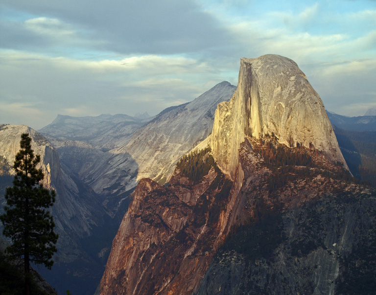 February 2009 Projected Image - Bob Peltz - Half Dome at Sunset