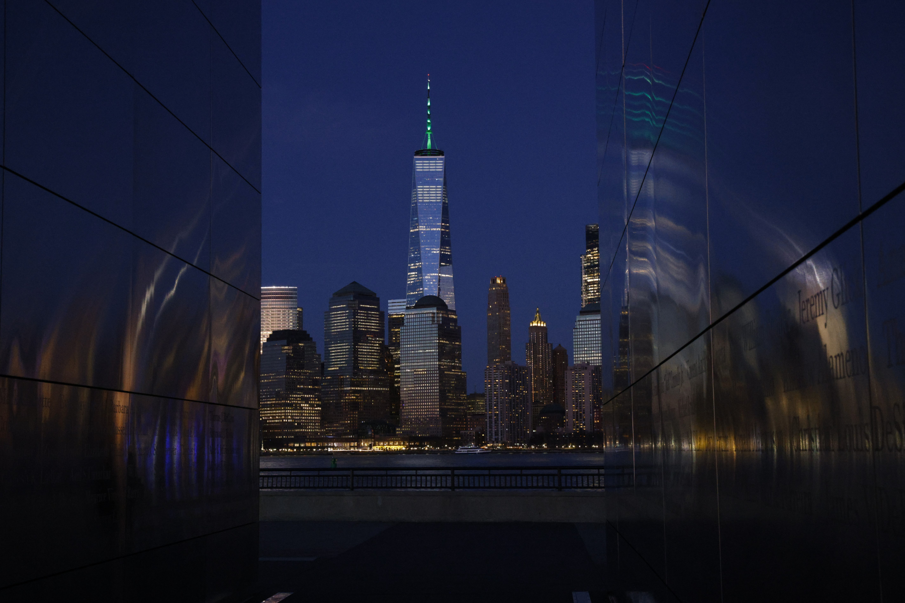 Freddom Tower From Empty Sky Memorial