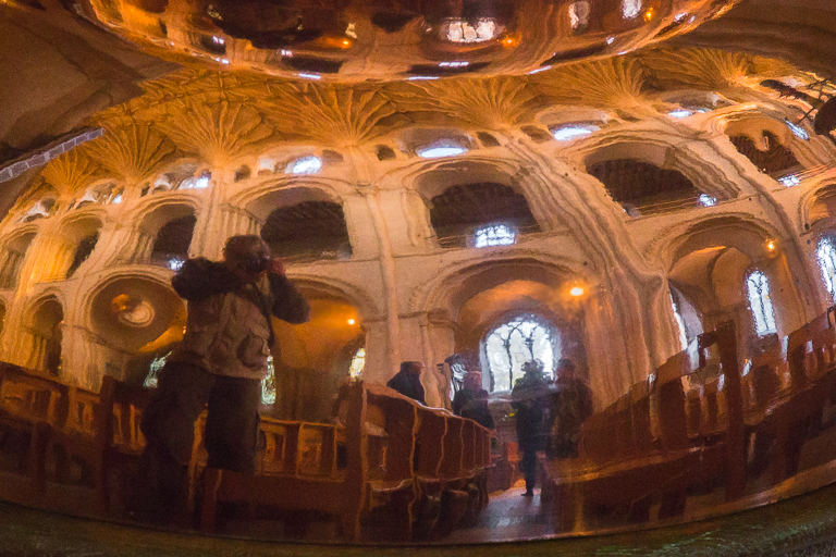 Reflections in a Copper Baptismal Font